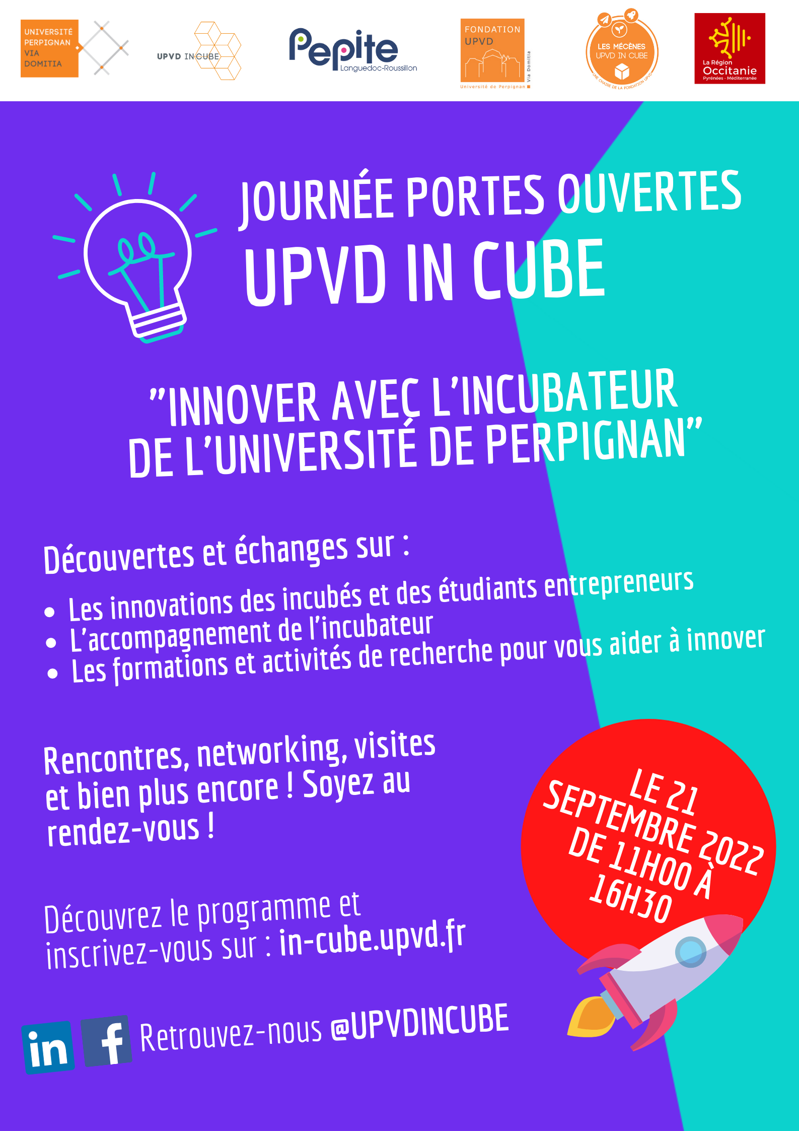 JOURNEE PORTES OUVERTES - UPVD IN CUBE