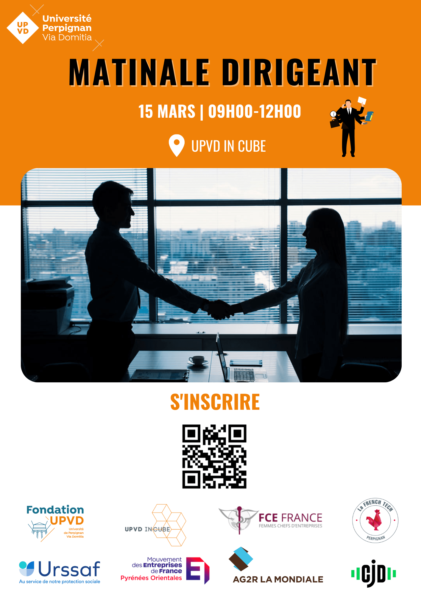 Matinale Dirigeant - UPVD IN CUBE
