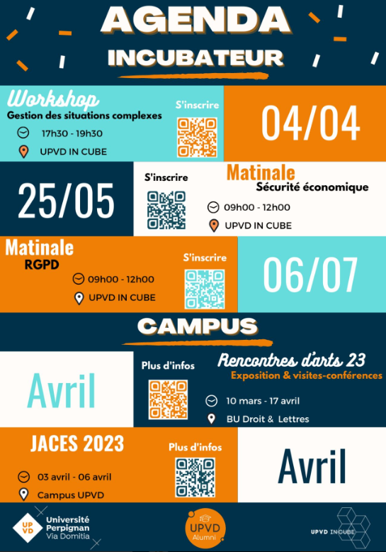 calendrier semestre 2